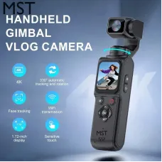MST Pocket Gimbal Camera Mini Vlog HD 4K Handheld Gimbal Camera Youtube Insta