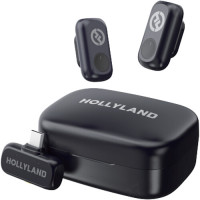 Hollyland LARK A1 Duo Space Gray with USB-C RX Charging Case Wireless Microphone