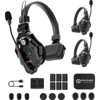 Hollyland Solidcom C1 Full duplex wireless intercom system & 3 wireless headsets