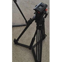 Sachtler DV10/3+3SB Fluid Head Carbon Fiber Tripod Mid Spreader Cinema Camera Seed Balance
