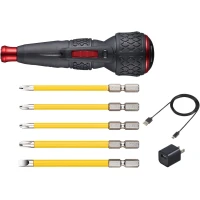 Vessel Screwdriver Electric Ball Grip JAPAN Rechargeable with 5 Bits or 1 220 USB 1-5 Vessel Screwdriver Electric Ball Grip JAPAN Rechargeable with 5 Bits or 1 220 USB 1-5
