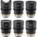 Dulens APO Cambrian Prime 6 Lens Set Imperial ARRI PL Black Cine Lens Set