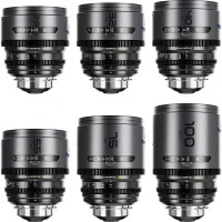DZOFILM Pavo 6 lens Set 28/32/40/55/75/100mm 2x Anamorphic Prime Lens Blue Coat