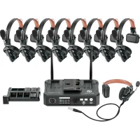 Hollyland Solidcom C1 Pro Wireless Intercom System with 8 ENC headsets with Hub Station Hollyland Solidcom C1 Pro Wireless Intercom System with 8 ENC headsets with Hub Station