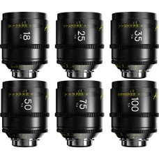 DZO FILM Arles Prime 18/25/35/50/75/100mm ARRI PL Cine Lens Set Metric +case
