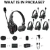 Hollyland Solidcom C1 Full duplex wireless intercom system & 6 wireless headsets