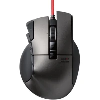 Gaming Mouse ELECOM DUX JAPAN 14-button 3500dpi Hardware Macros wired M-DUX50BK