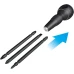 Vessel Screwdrivers Set of 3 bits JAPAN Ball Grip 220w-3 Magnetic DIY Pro Vessel 220w-3 