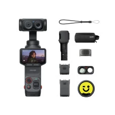 Insta360 Luna Ultra 8K Gimbal Camera Creator Bundle Black Vlog Pocket Camera Insta360 Luna Ultra 8K Gimbal Camera Creator Bundle Black Vlog Pocket Camera