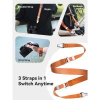 DigitalFoto 3 in 1 Convertible Magnetic Buckle Wrist & Shoulder Strap System Camera Strap SONY CANON