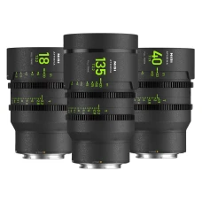 NiSi ATHENA PRIME Full Frame Cinema Lens ADD-ON Kit 3 Lens Case G Mount No Dp Ft