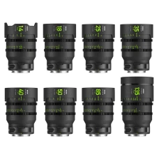 NiSi ATHENA PRIME Full Frame Cinema Lens MASTER Kit with 8 Lenses 14mm T2.4, 18mm T2.2, 25mm T1.9, 35mm T1.9, 40mm T1.9, 50mm T1.9, 85mm T1.9, 135mm T2.2 + Hard Case (E Mount) NiSi NIC-ATH-MASTERKIT-E 