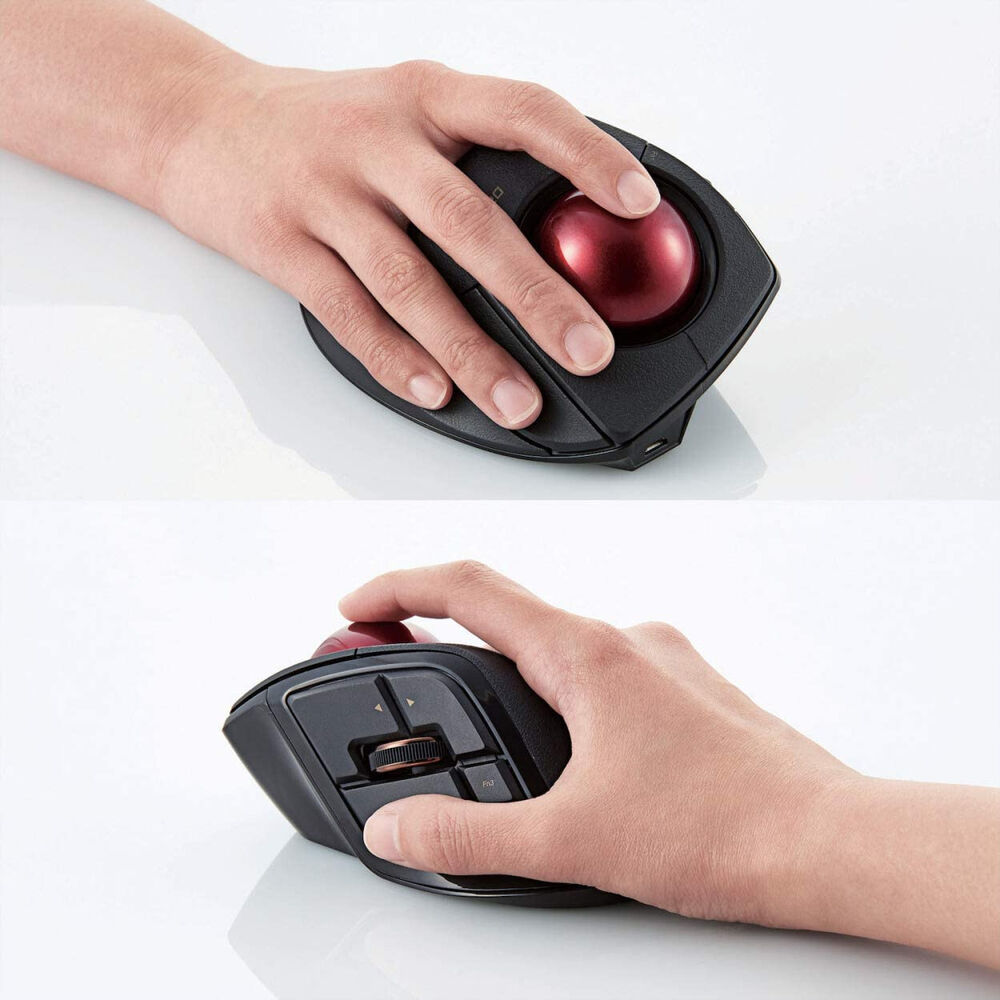 Trackable Mouse Function Trackball Mouse DEFT PRO Elecom JAPAN 8 Button Function DPI Wireless ...