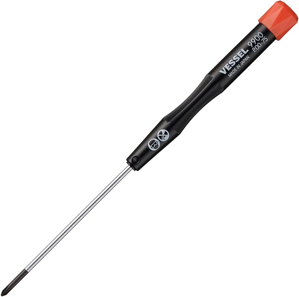 VESSEL Micro screwdriver for precision screws JAPAN +00x75 9900 ...